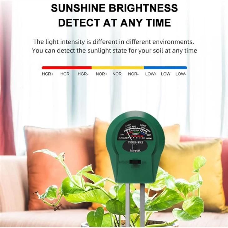 Soil PH Moisture Light Tester